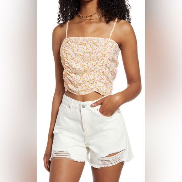 NWT BP Floral Ruched Cami Sz XL - Picture 3 of 3